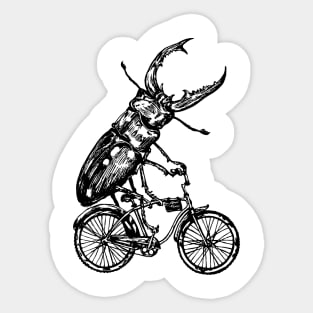 SEEMBO Beetle Cycling Bicycle Cyclist Bicycling Biking Biker Sticker